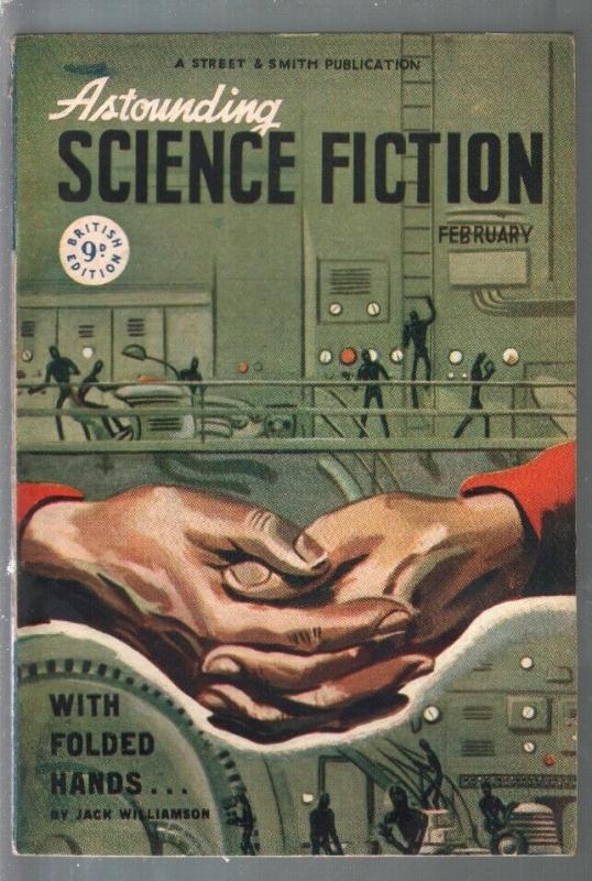 Astounding Science Fiction British Edition 2/1948-sci-fi pulp fiction-Asimov-FN