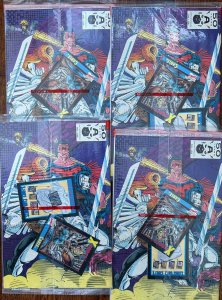 X-Force #1 Bagged Variant CABLE cards (1991) LOT of 4 copies