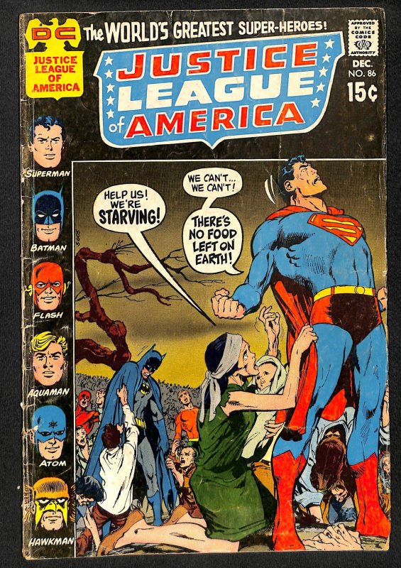 Justice League of America #86 (1970) | Comic Books - Bronze Age, DC ...