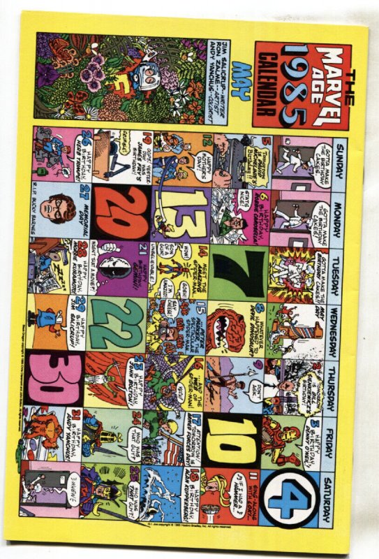 Marvel Age #29--Vision and Scarlet Witch--comic book--1985--NM-