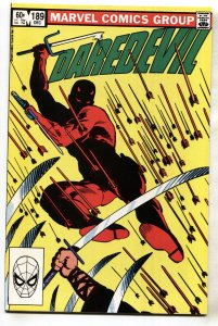 Daredevil #189 -1982- Frank Miller-Elektra-comic book