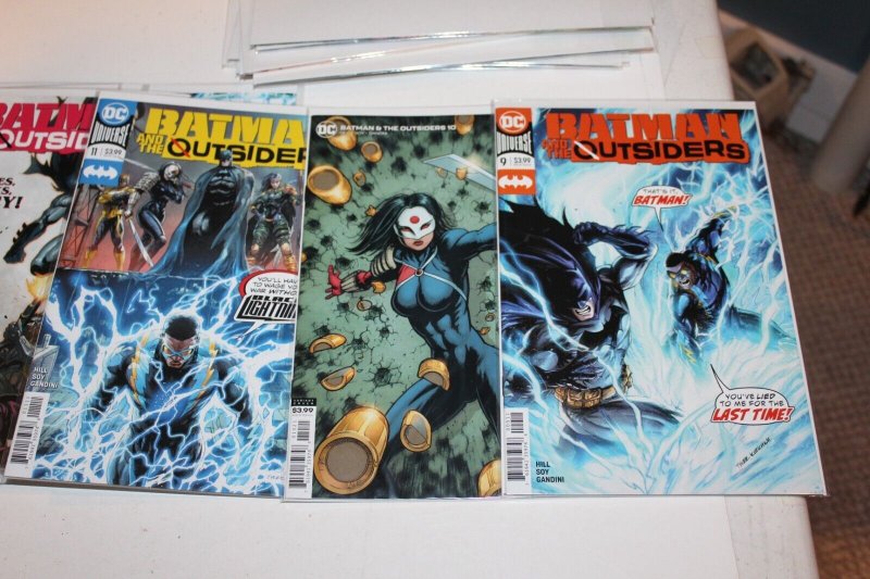 Complete Set Batman and the Outsiders 1-17 & Annual NM BOARDED Katana DC Comics