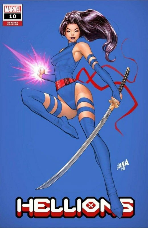 ?? Hellions #10 Nakayama Virgin - trade Variant Psylocke - NM x-men wolverine