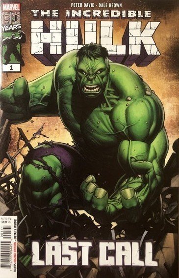 INCREDIBLE HULK: LAST CALL #01 (2019) DALE KEOWN | WALMART WHITE TITLE