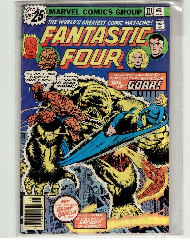 Fantastic Four #171 30-Cent Cover (1976) Fantastic Four