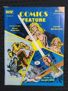 1982 COMICS FEATURE Fanzine Magazine #20 VG 4.0 Brent Anderson / New Mutants