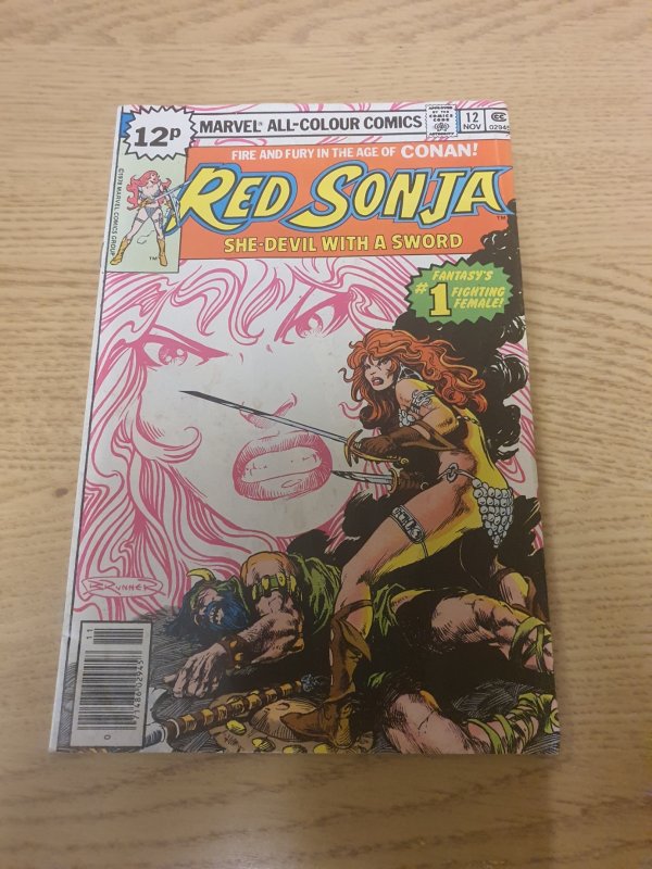 Red Sonja #12 (1978) UK Prize Variant