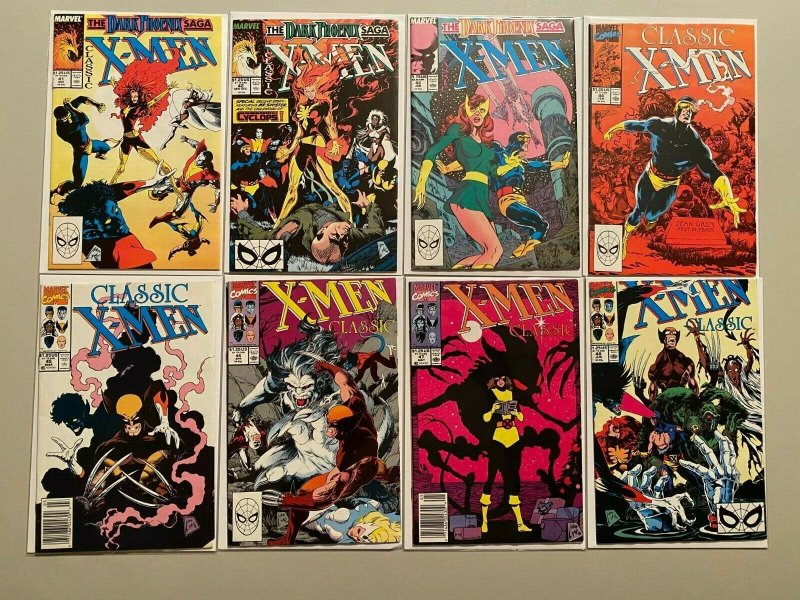 Classic X-Men comic lot 49 different from #1-49 8.0 VF (1986-90)