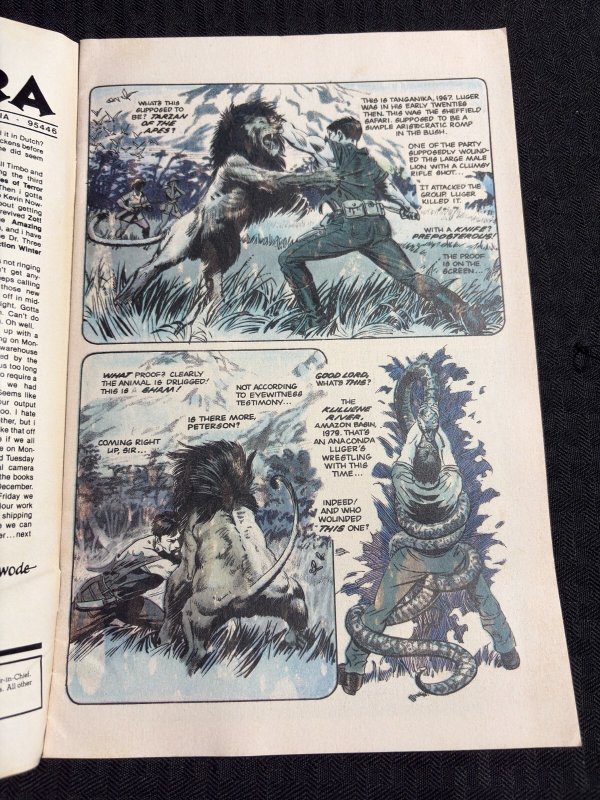 1986 LUGER Eclipse Comics #1 VG+ 4.5 Tom Yeates