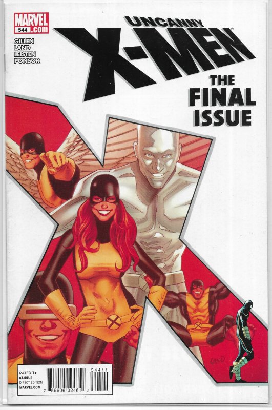 Uncanny X-Men   vol. 1   #544 FN (final issue) Gillen/Land