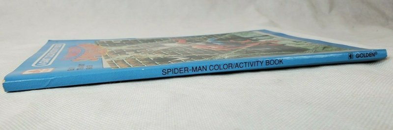  Golden Books spider-man Coloring Fun Activity Book lot 2 1995 1992