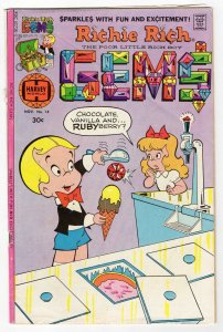 Richie Rich Gems #14 VINTAGE 1976 Harvey Comics