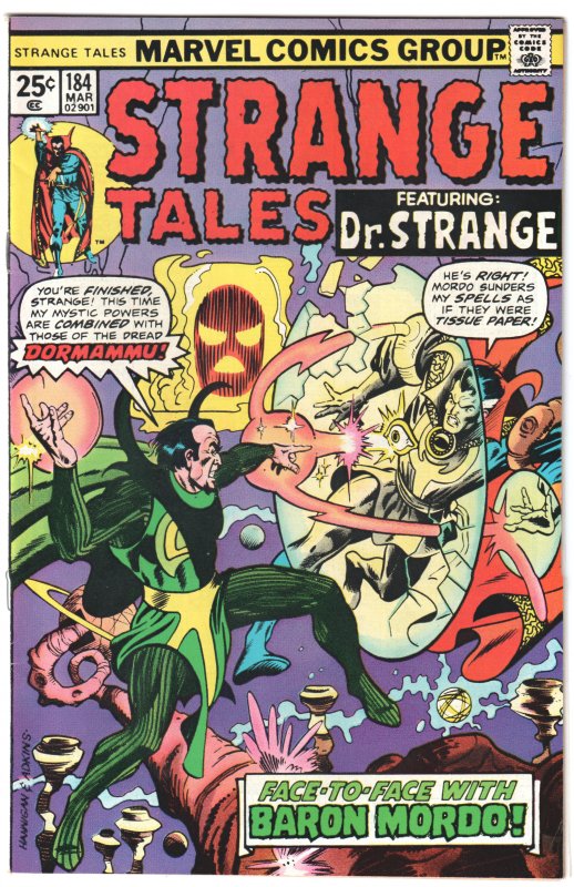 Strange Tales #184 (1976) Doctor Strange