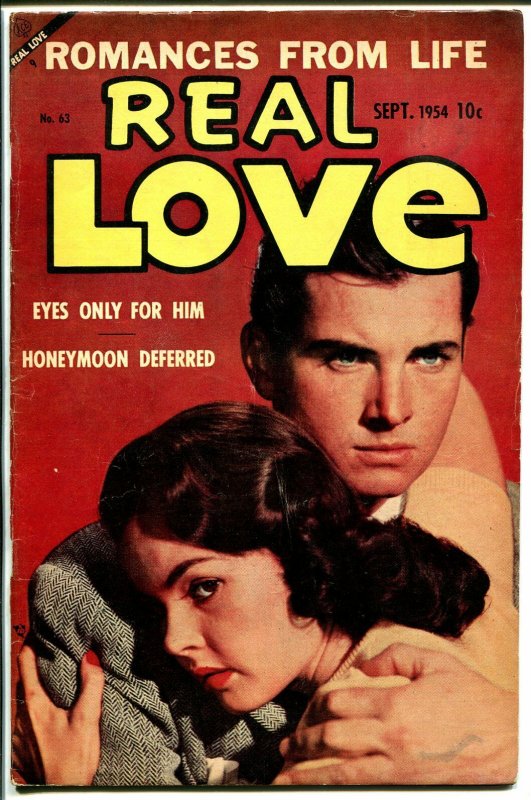 Real Love #63 1954-Ace-photo cover-Ann Brewster-nice art-FN