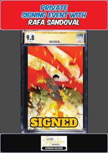 ABSOLUTE SUPERMAN #15 DI GIANDOMENICO CGC SS 9.8 RAFA SANDOVAL SIGNING PRESALE