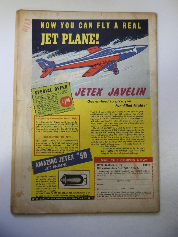 Crime SuspenStories #9 (1952) GD/VG Condition moisture stains, ink run