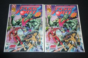 DC MODERN JUSTICE LEAGUE TASK FORCE #1 (2 copies), 2-35, 37, #0 1994 (8.5 - 9.2)