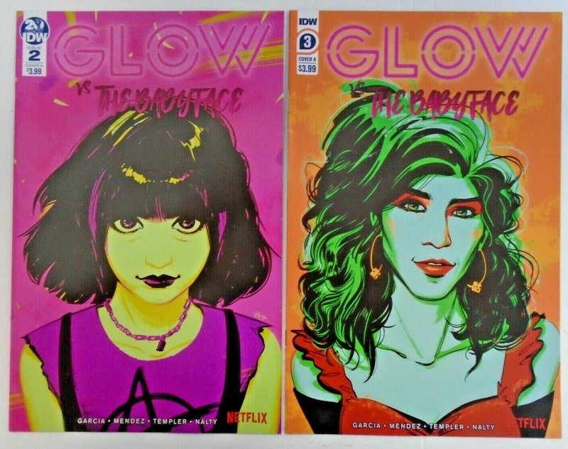 *Glow vs The Babyface (2019 IDW, of 4) 1-4