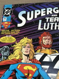 Supergirl and Team Luthor #1 : DC 1993 one shot NM-; future Lex, Space, pin-ups