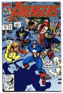 Avengers #343 1st appearance of Gatherers MARVEL NM-