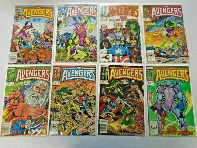 Avengers Comic Lot From #250-298 42 Diff Average 7.0 (Range 6.0 - 8.0) (1984-88)