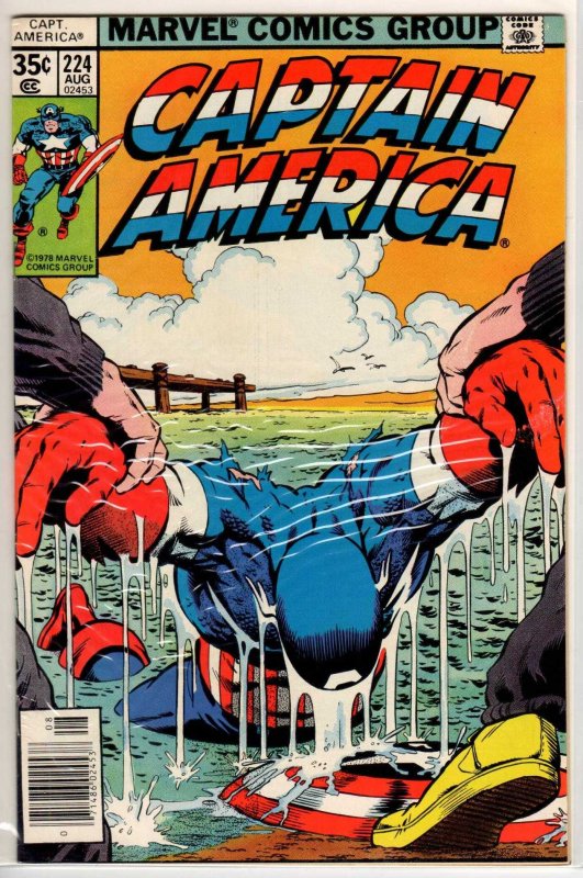 Captain America #224 Regular Edition (1978) 7.5 VF-