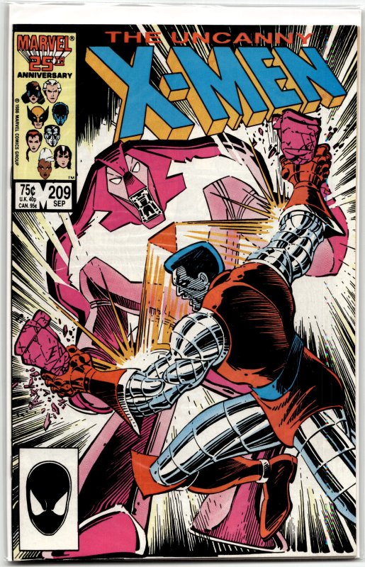 The Uncanny X-Men #209 (1986) X-Men