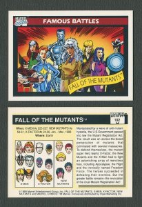 1990 Marvel Comics Card  #102 (Fall of the Mutants)  NM-MT+