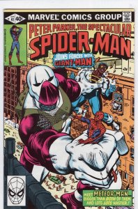 SPECTACULAR SPIDER-MAN #41 - 8.0 - WP  - Spider-Man/Giant-Man