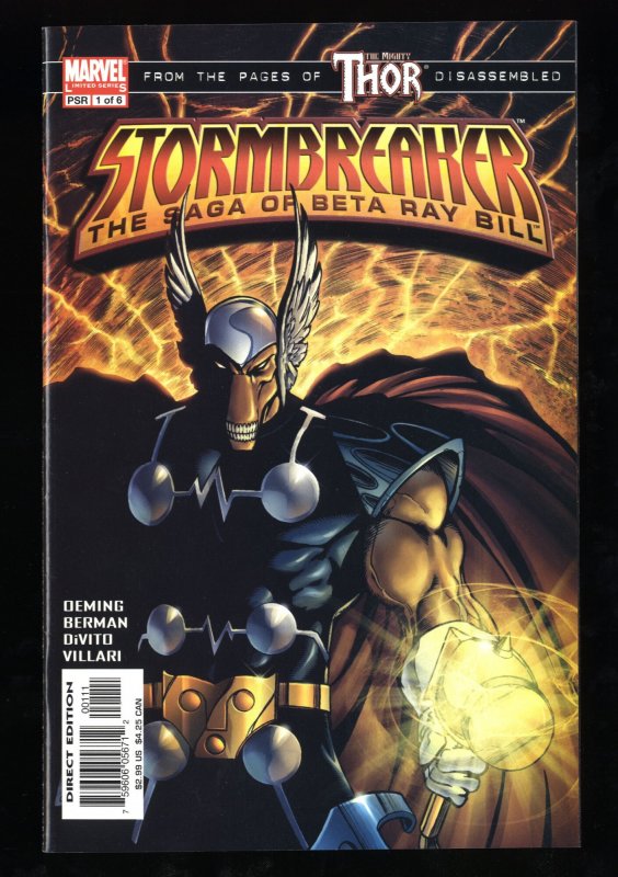 Stormbreaker #1 NM- 9.2 1st Alpha Ray!