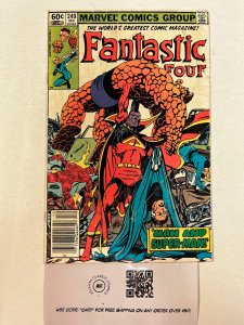 Fantastic Four #249 VF Marvel Comic Book Thing Dr. Doom Human Torch  21 RC24