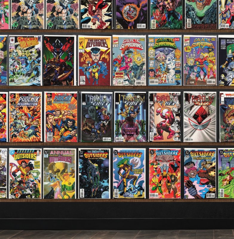 Huge Lot 150+ Comics with The H.A.R.D. Corps, Outsiders, Harbinger & More!