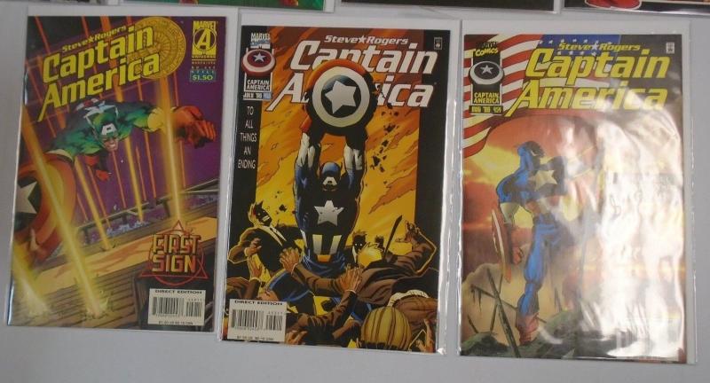 Captain America, 43 Different Lot From:#370-454 (Last Issue) 8.0/VF (1990-1996)