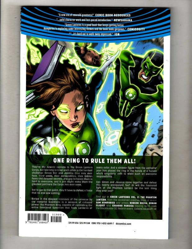 Green Lanterns Vol. # 2 Phantom Lantern TPB Graphic Novel DC Comic Book J346 