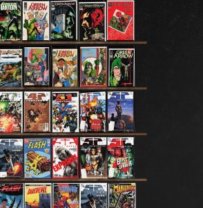 Huge Lot 160+ Comics with Green Arrow, 52, Gunfire, The Flash & More!