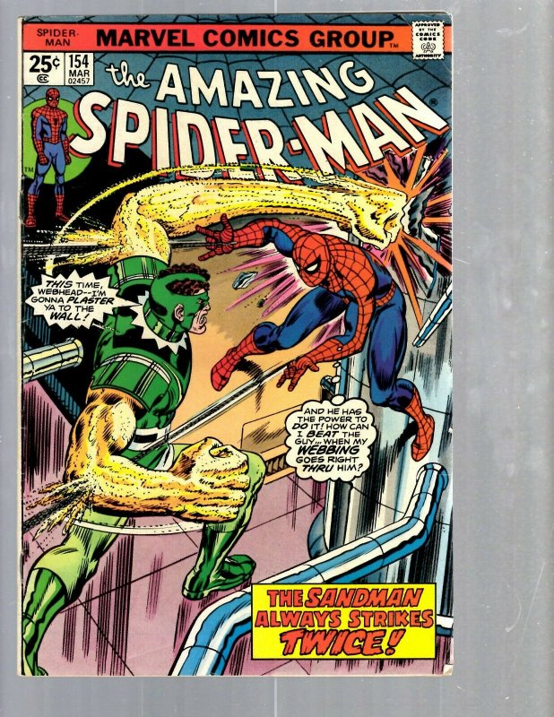 Amazing Spider-Man # 154 VF/NM Marvel Comic Book MJ Vulture Goblin Scorpion TJ1