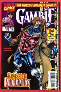Gambit #1,2,3,4 (1997) Complete Mini Series Set 