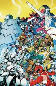 Mighty Morphin Power Rangers/Teenage Mutant Ninja Turtles III #4 K Variant