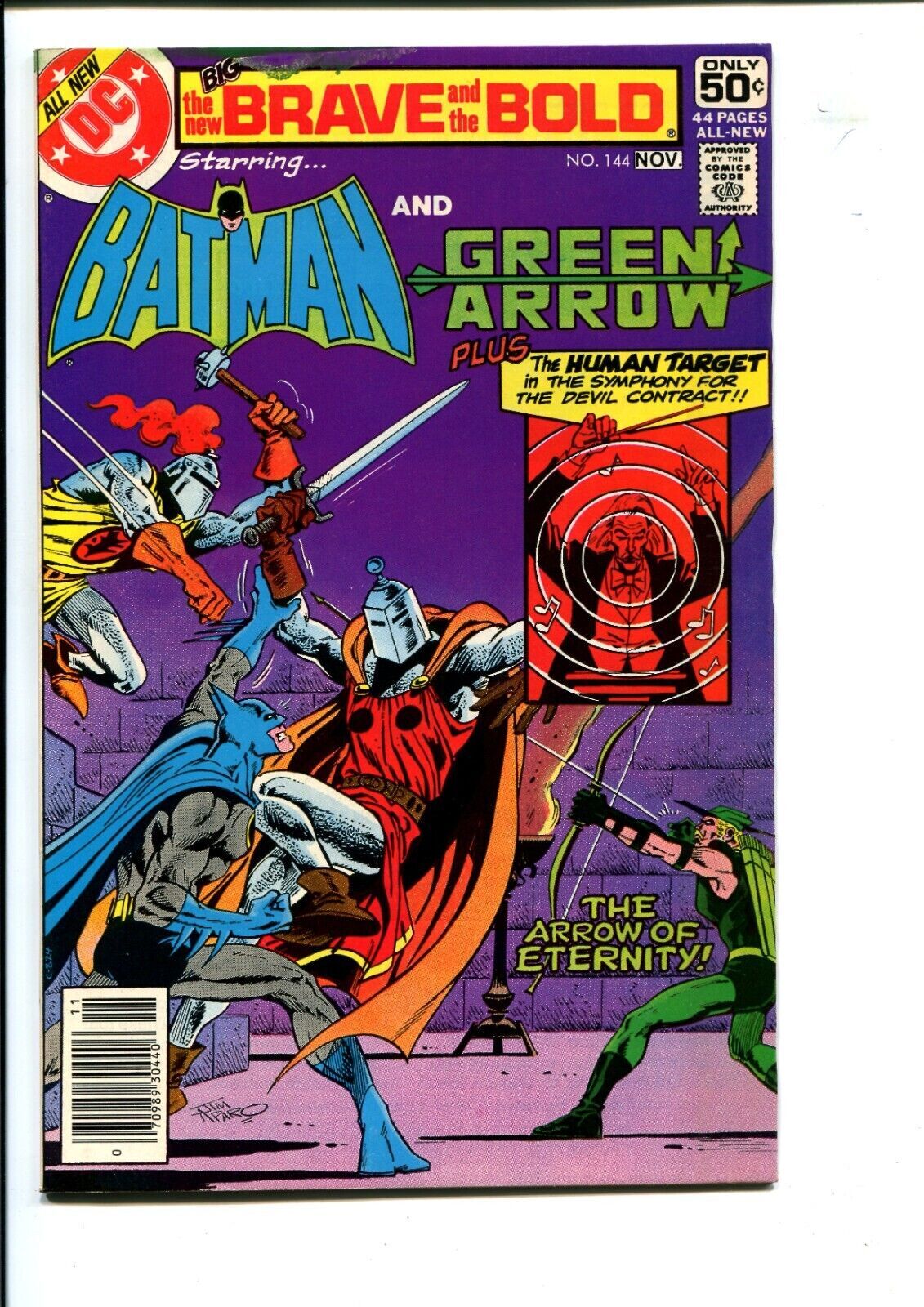 The Brave And The Bold 144 Jim Aparo Cover Art (7.0) 1978 Comic