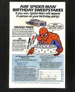 Amazing Spider-Man Aim Toothpaste Giveaway #1