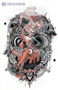 Harley Quinn Black + White + Redder #2B VF/NM ; DC