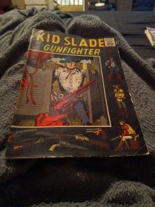 Kid Slade Gunfighter 6 Wyoming Western 1957 Atlas Comics silver age two gun colt