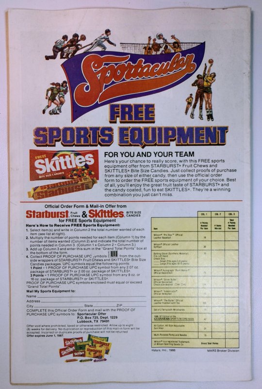 The Amazing Spider-Man #282 (8.0, 1986) 25th Anniversary Border