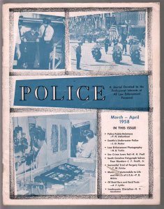 Police 3/1958-Law Enforcement Journal-public relations-polygraph-VG