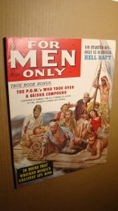 MEN'S ADVENTURE MAG - FOR MEN ONLY *NICE* 1959 PULP SEX GIRL RUSSIAN SPY RING