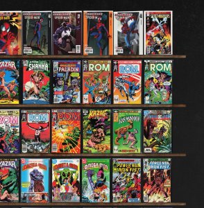 Huge Lot 150+ Comics with Ultimate Spider-Man, Ka Zar The Savage, Rom & More!