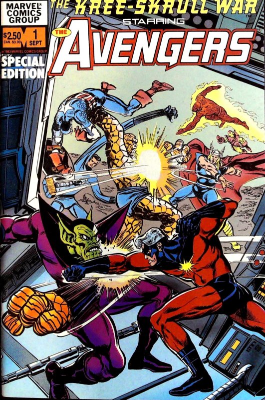 The Kree-Skrull War Starring the Avengers #1 (1983)