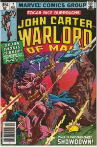 John Carter Warlord of Mars(Marvel)  # 7