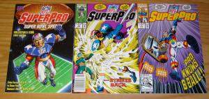 NFL SuperPro #1-12 VF/NM complete series + super bowl special  spider-man marvel