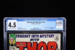 Journey into Mystery #112 - Loki Origin / Classic Hulk vs Thor (CGC 4.5) 1965